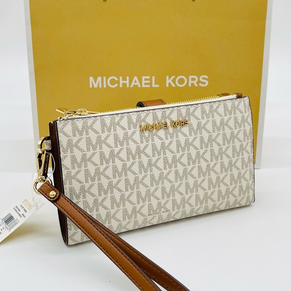 Michael Kors Large Double Zip Wallet Wristlet - Picture 1 of 8